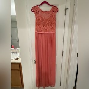 David’s bridal bridesmaid dress